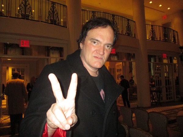The Hateful Eight director Quentin Tarantino: "I'll take any Brechtian reference."